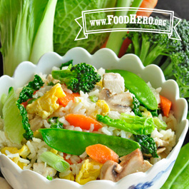 bowl of fresh fried rice