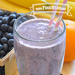 Blueberry Tofu Smoothie