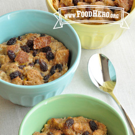 Bread Pudding in the Microwave
