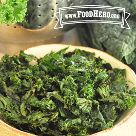 Crunchy Baked Kale Chips