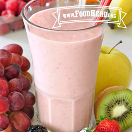 Fruit Smoothie With Milk