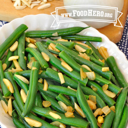 Green Beans with Onions and Almonds