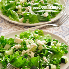 Green Salad with Peas