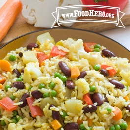 Vegetable and Rice Skillet Meal