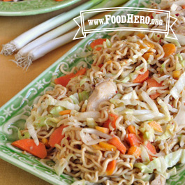 Stir Fry Noodles with Peanut Sauce