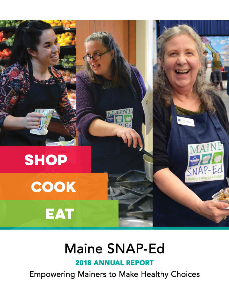 Image of the cover of the Maine SNAP-Ed 2018 Annual Report