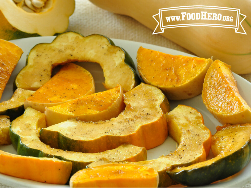 plate of glazed squash