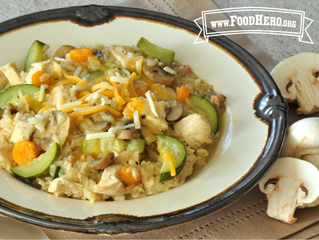 bowl of mix and match skillet meal