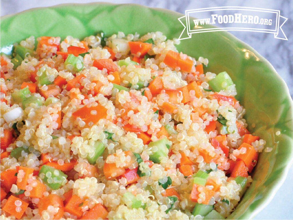 bowl of quinoa salad