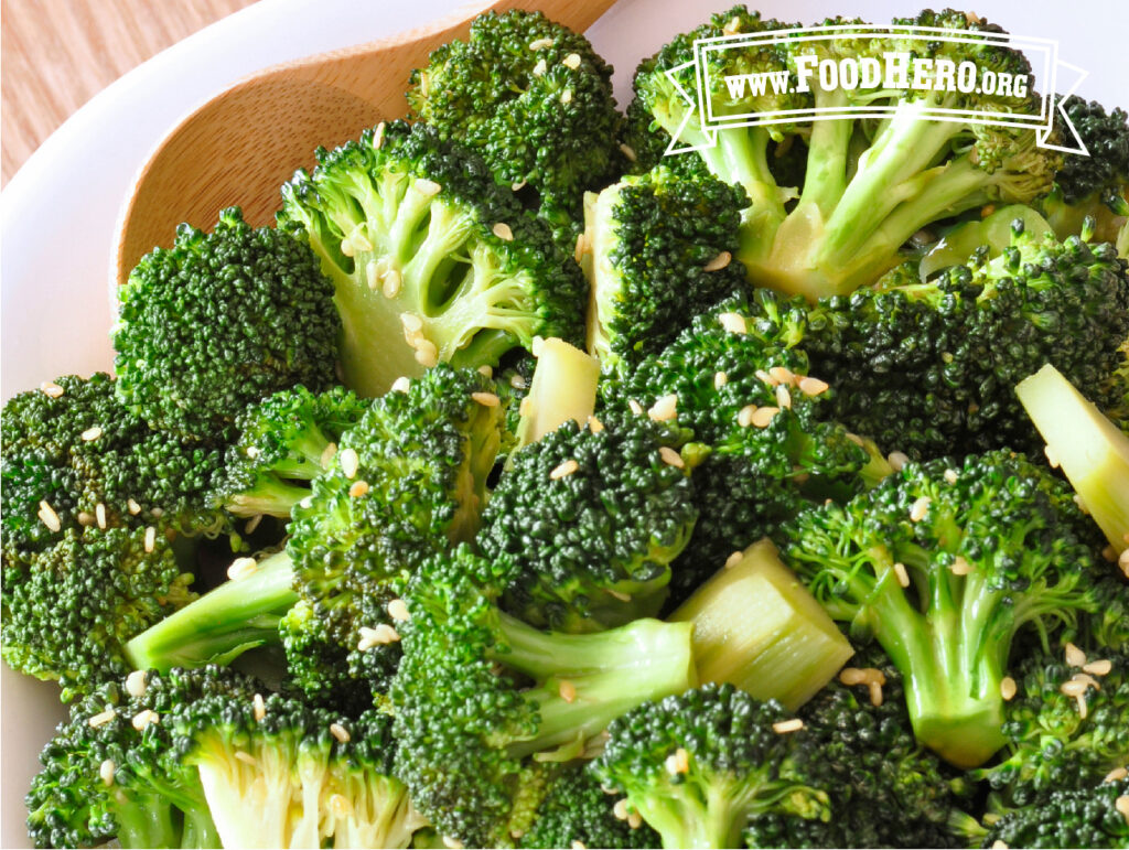 bowl of sesame broccoli