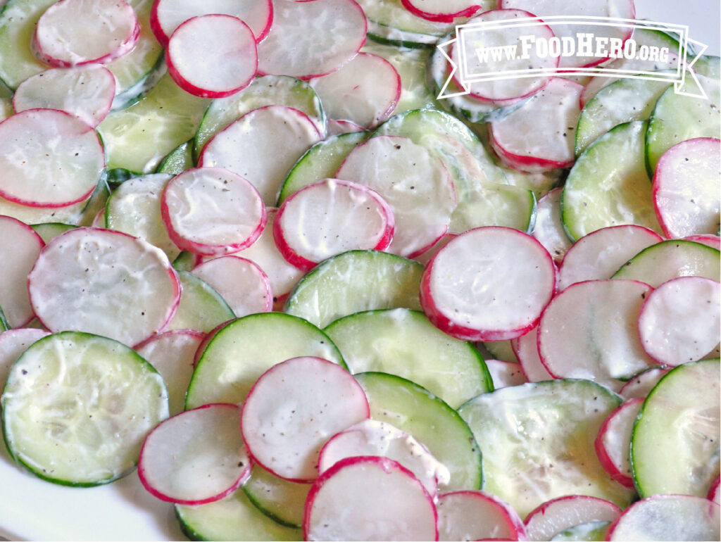 radish and cucumber salad