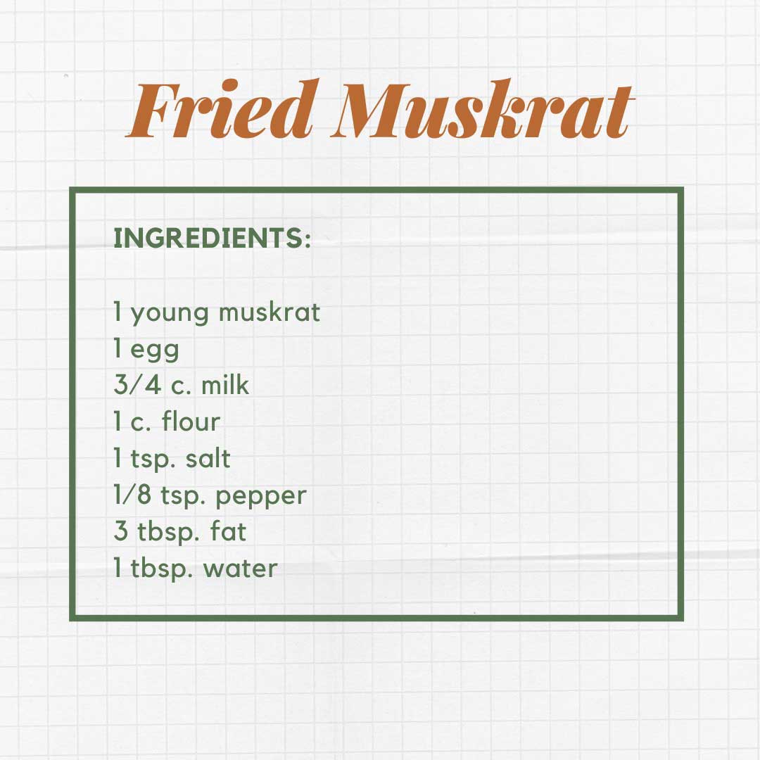 Fried Muskrat